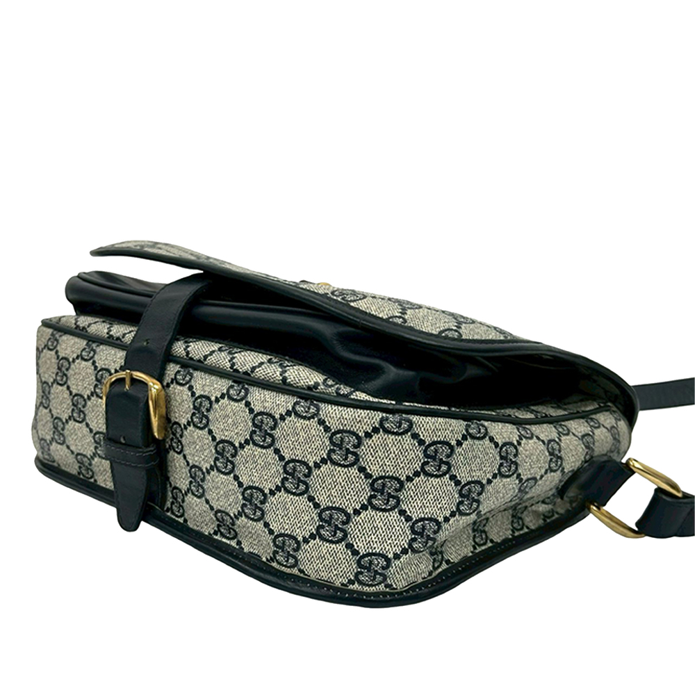 Pre-Loved Gucci GG Supreme Horsebit Web Crossbody - Picture 3 of 9